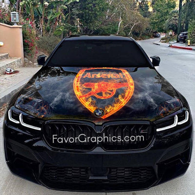 Arsenal Itasha Car Vinyl Hood Wrap Decal Sticker