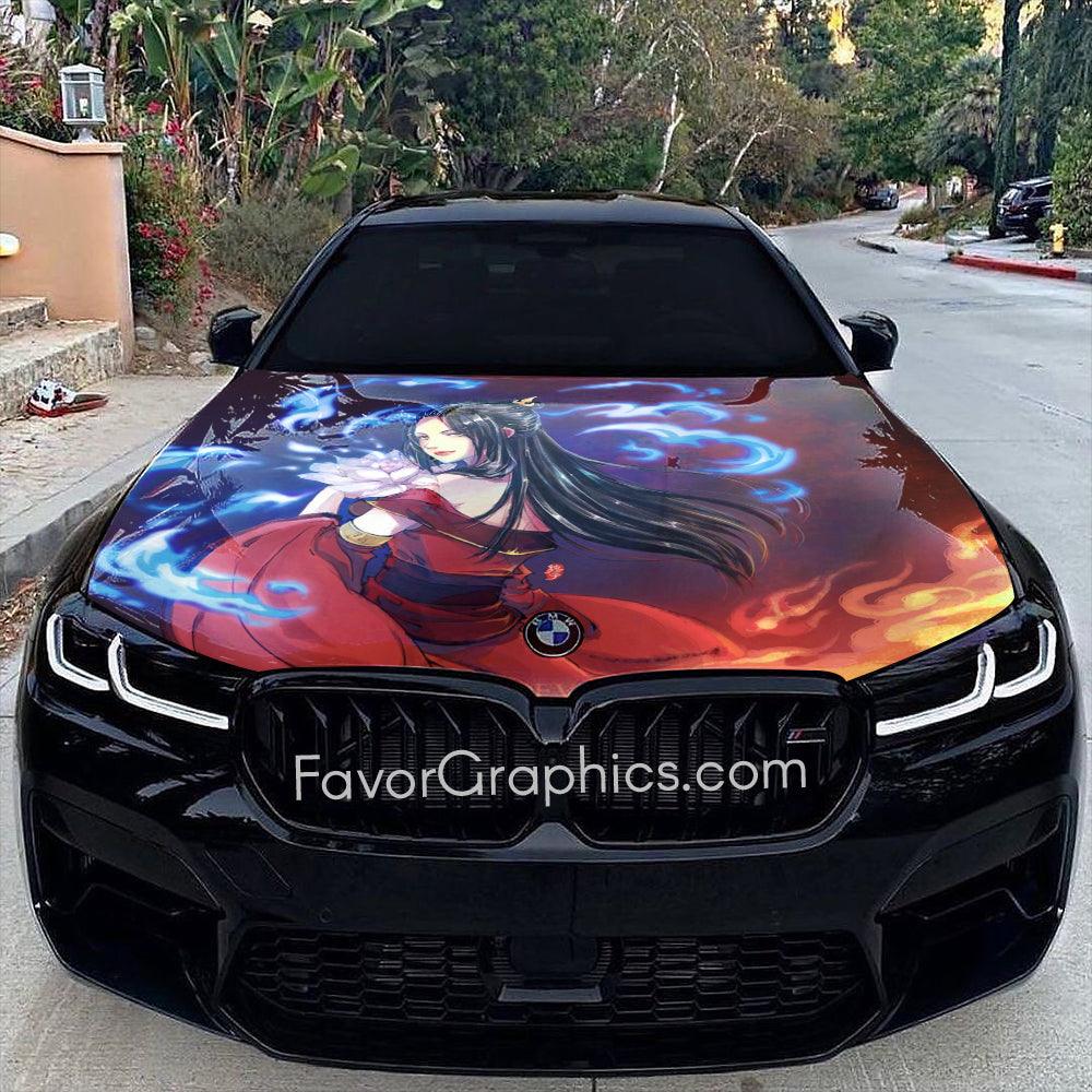 Princess Azula Avatar Itasha Car Vinyl Hood Wrap Decal Sticker