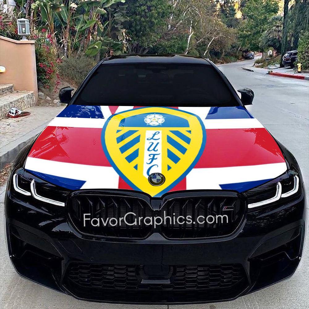 Leeds United Itasha Car Vinyl Hood Wrap Decal Sticker