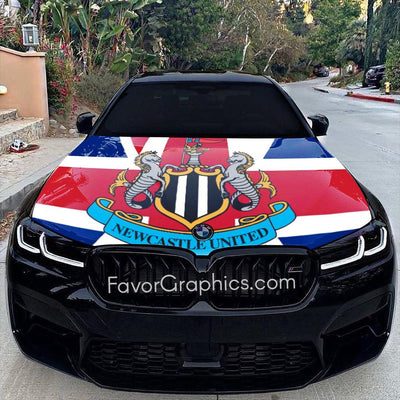 Newcastle United Itasha Car Vinyl Hood Wrap Decal Sticker