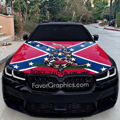 Don't Tread On Me Itasha Car Vinyl Hood Wrap