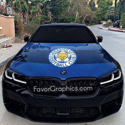 Leicester City Itasha Car Vinyl Hood Wrap Decal Sticker