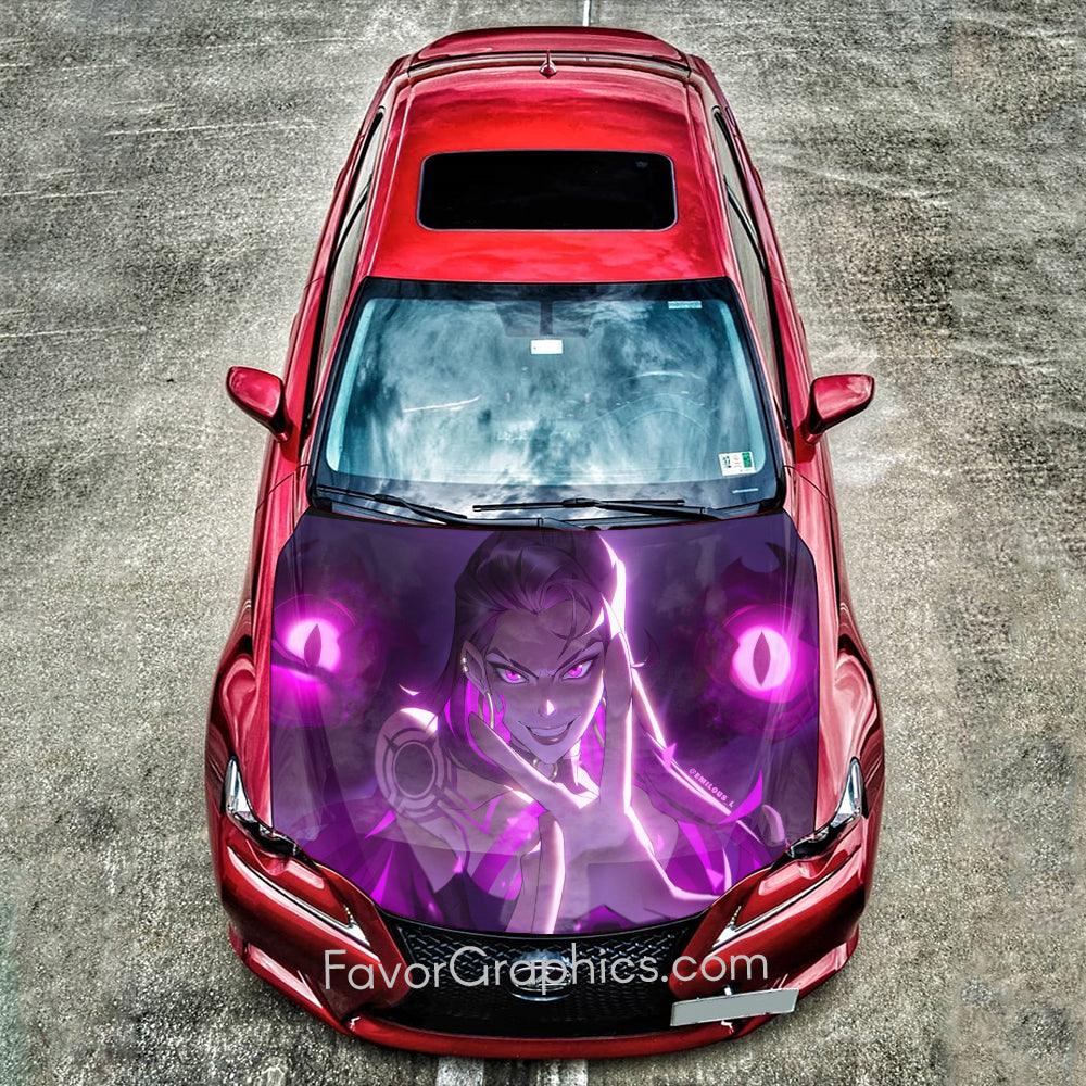 Reyna (Valorant) Itasha Car Vinyl Hood Wrap Decal Sticker