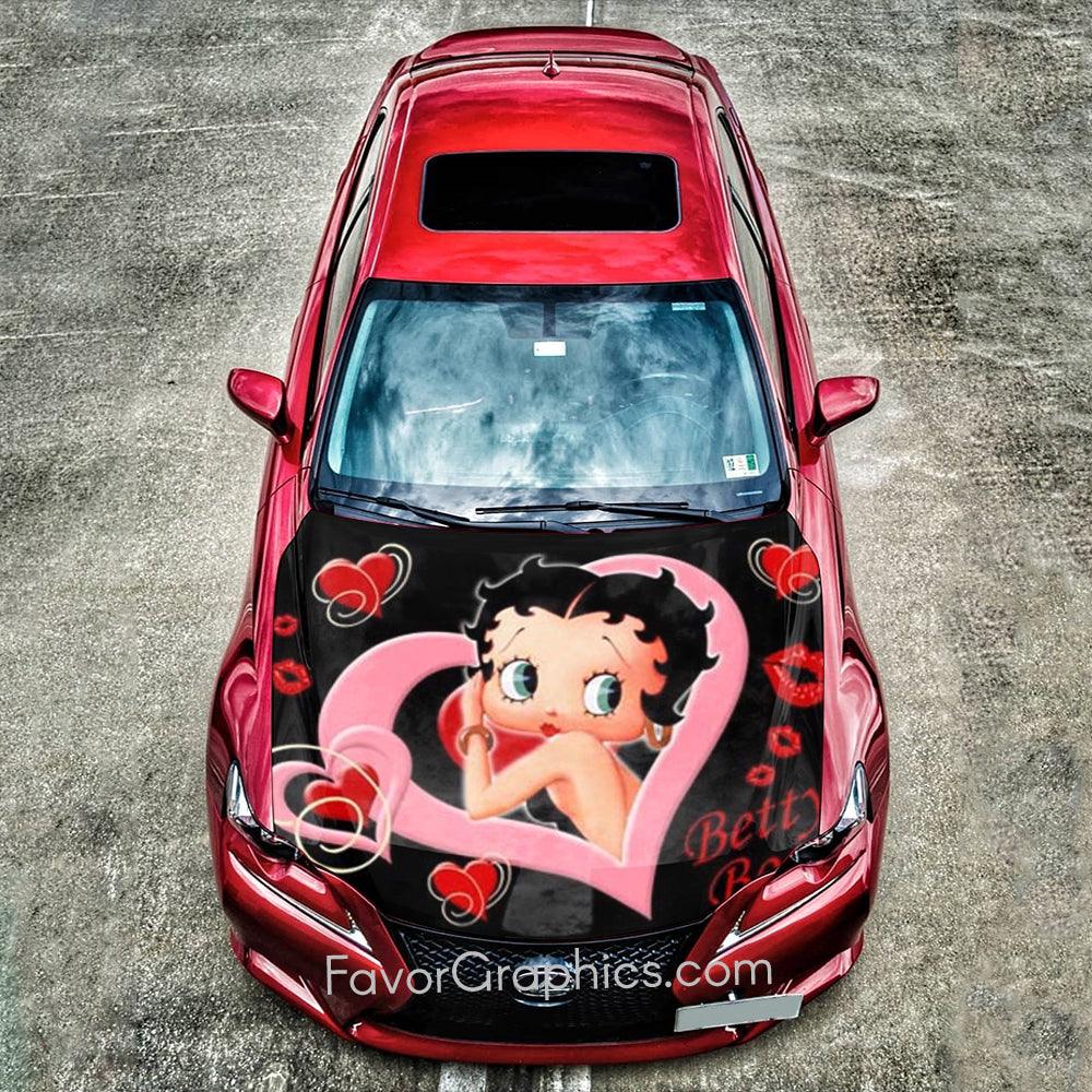 Betty Boop Itasha Car Vinyl Hood Wrap Decal Sticker (Copy)