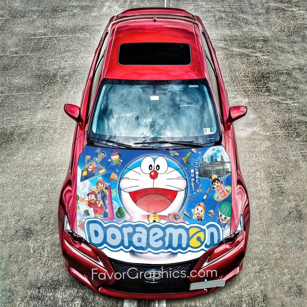 Doraemon Itasha Car Vinyl Hood Wrap Decal Sticker