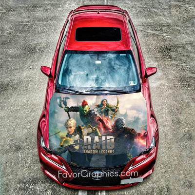 Raid: Shadow Legends Itasha Car Vinyl Hood Wrap Decal Sticker