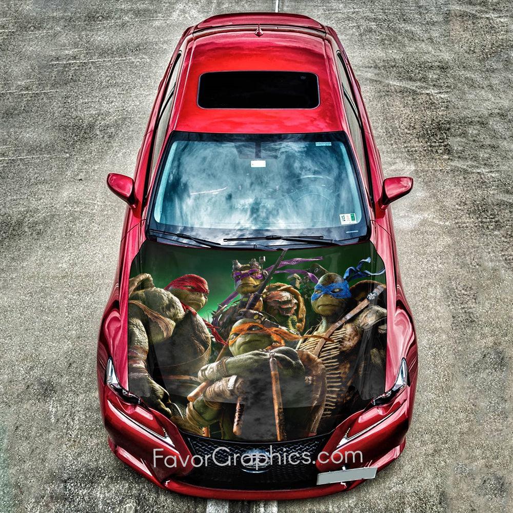 Ninja Turtles Itasha Car Vinyl Hood Wrap Decal Sticker