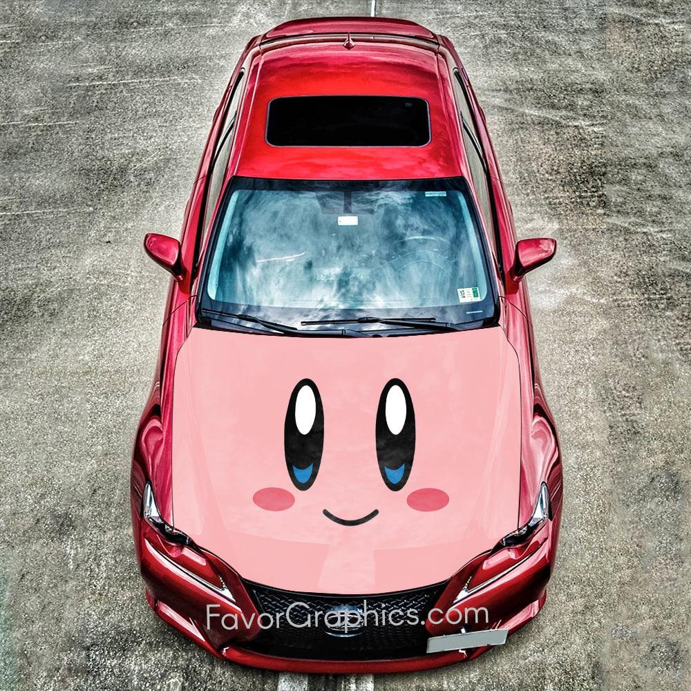 Kirby Itasha Car Vinyl Hood Wrap Decal Sticker