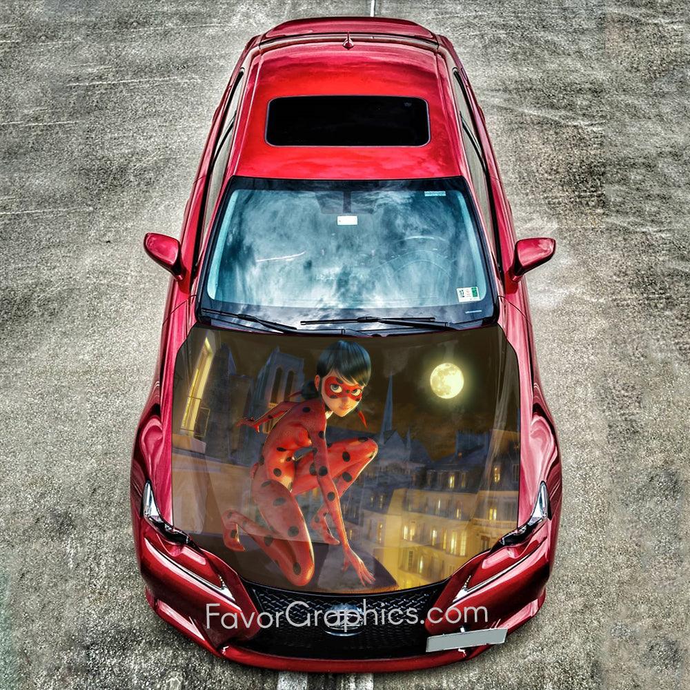 Miraculous Ladybug Itasha Car Vinyl Hood Wrap Decal Sticker