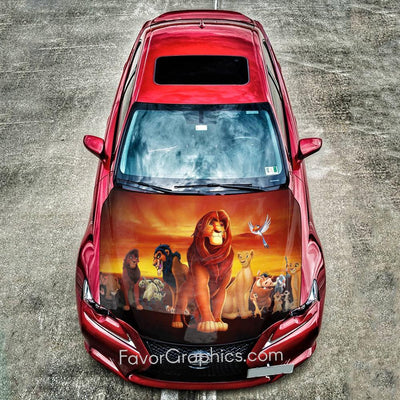 The Lion King Itasha Car Vinyl Hood Wrap Decal Sticker