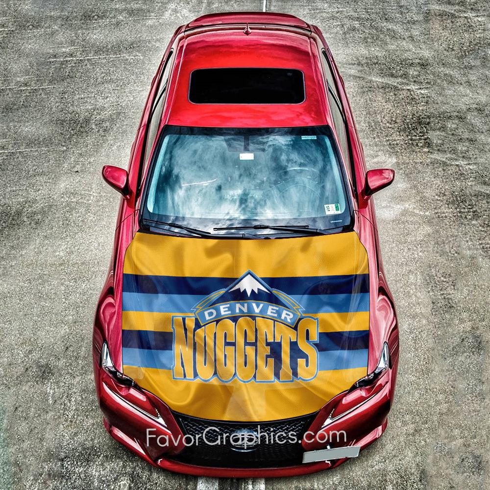 Denver Nuggets Itasha Car Vinyl Hood Wrap Decal Sticker