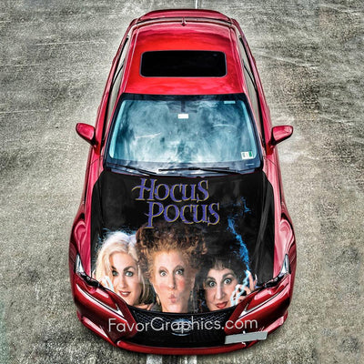 Hocus Pocus Itasha Car Vinyl Hood Wrap Decal Sticker