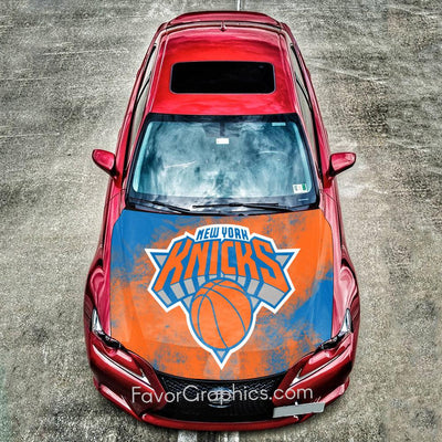 New York Knicks Itasha Car Vinyl Hood Wrap Decal Sticker