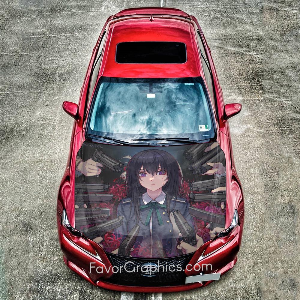 Takina Inoue Itasha Car Vinyl Hood Wrap Decal Sticker