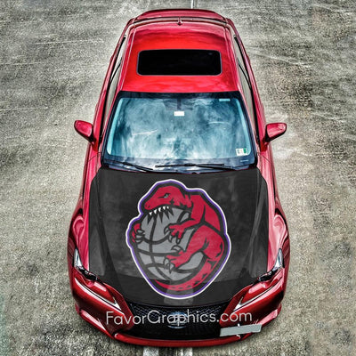 Toronto Raptors Itasha Car Vinyl Hood Wrap Decal Sticker