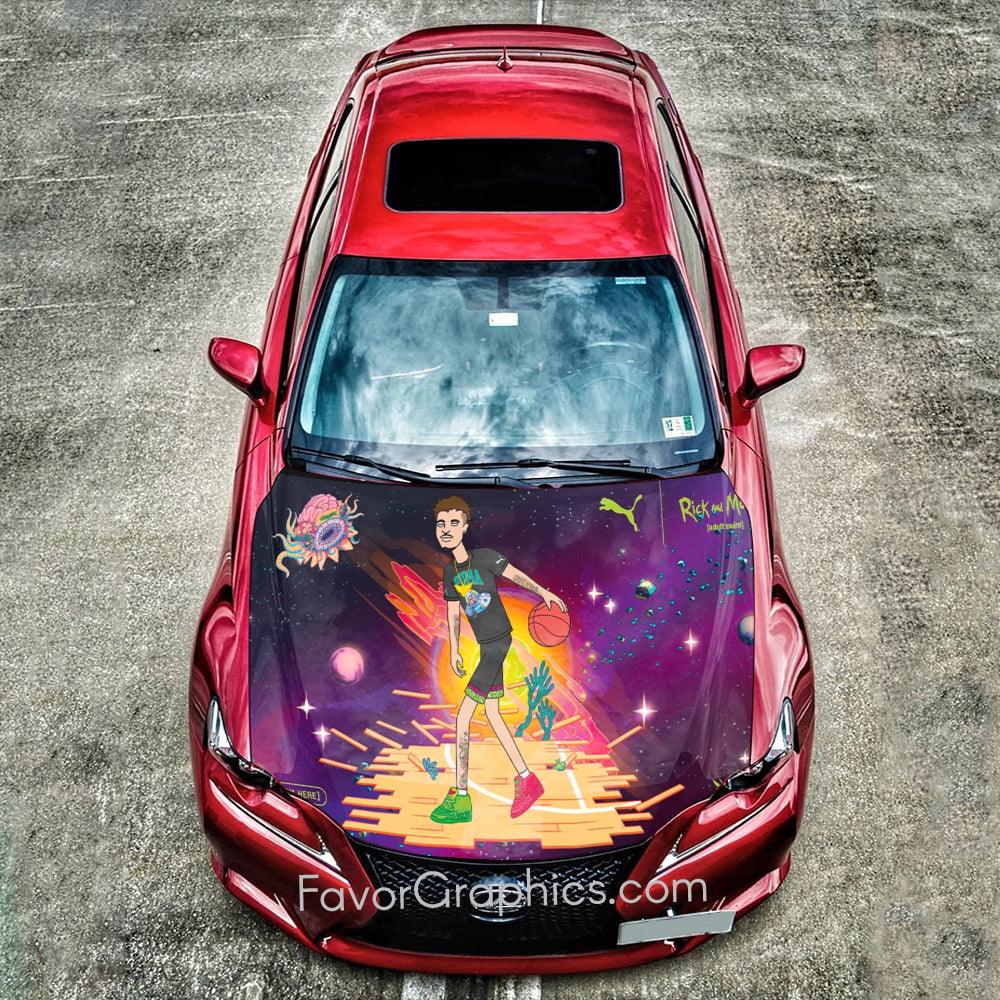 Lamelo Ball Itasha Car Vinyl Hood Wrap Decal Sticker