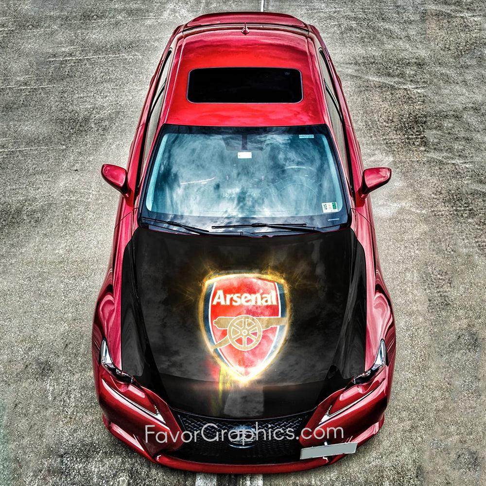 Arsenal Itasha Car Vinyl Hood Wrap Decal Sticker