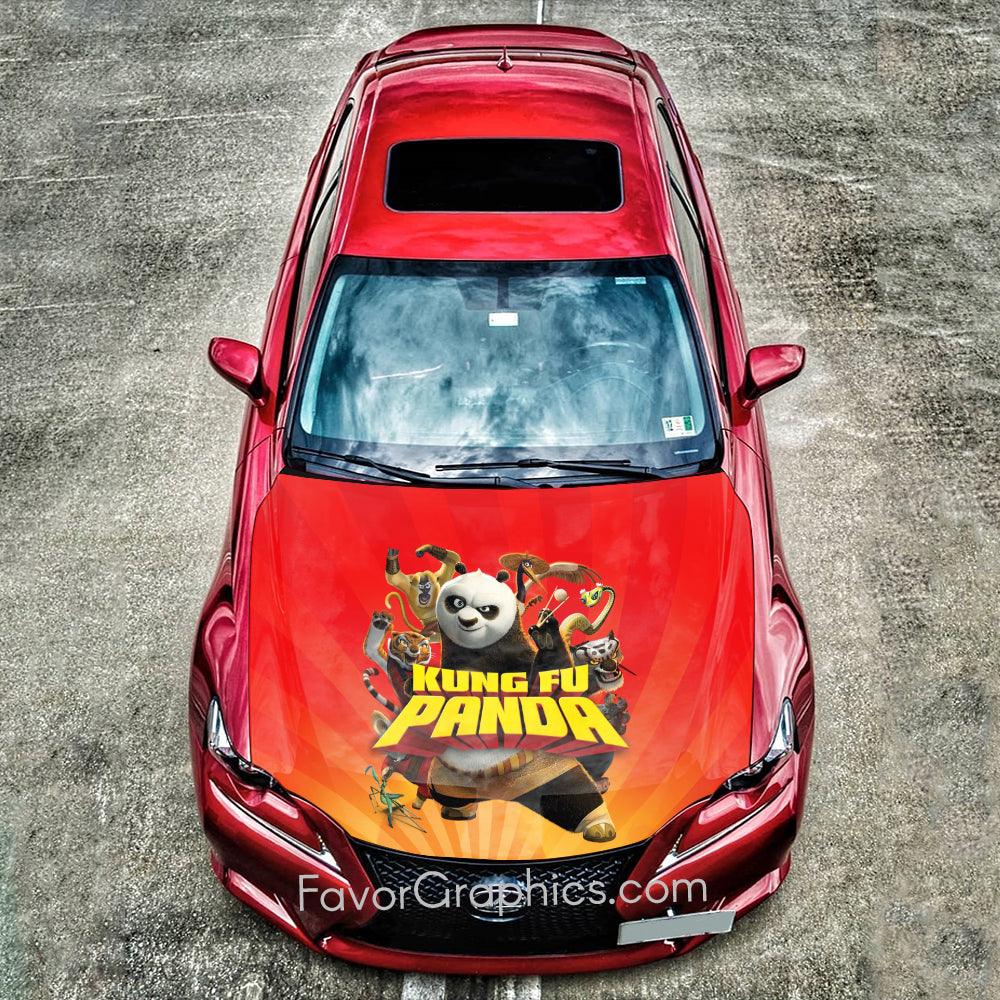 Kung Fu Panda Itasha Car Vinyl Hood Wrap Decal Sticker