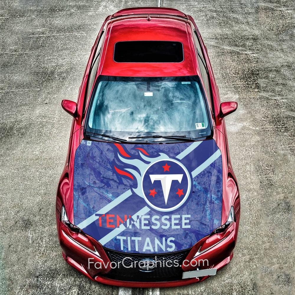 Tennessee Titans Itasha Car Vinyl Hood Wrap Decal Sticker