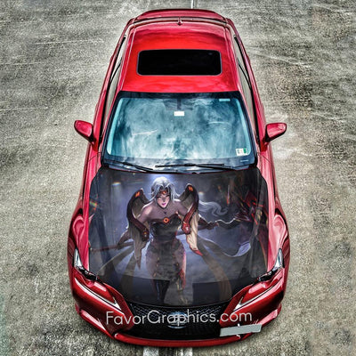 Melinoe Hades Itasha Car Vinyl Hood Wrap Decal Sticker