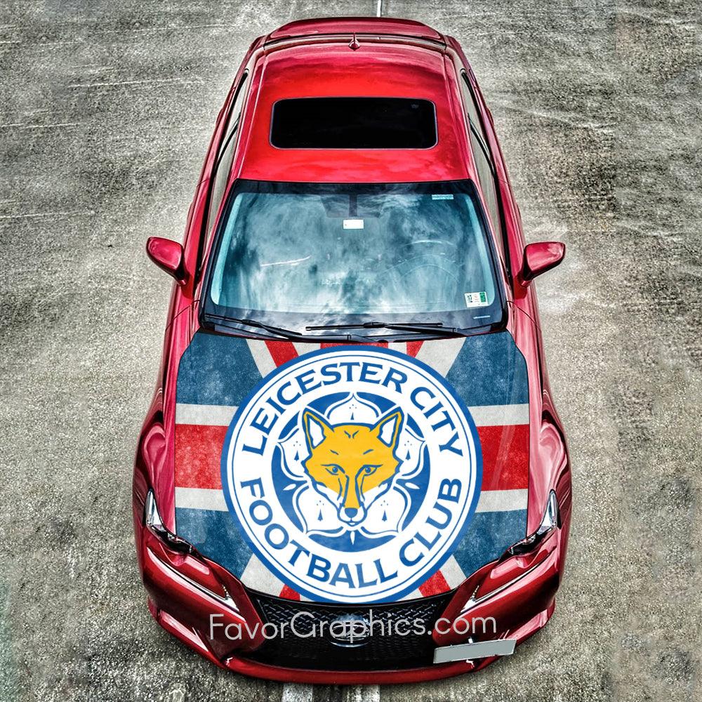 Leicester City Itasha Car Vinyl Hood Wrap Decal Sticker