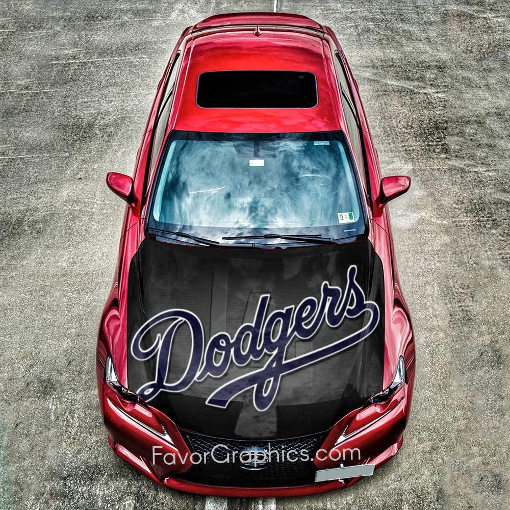 Los Angeles Dodgers Itasha Car Vinyl Hood Wrap Decal Sticker