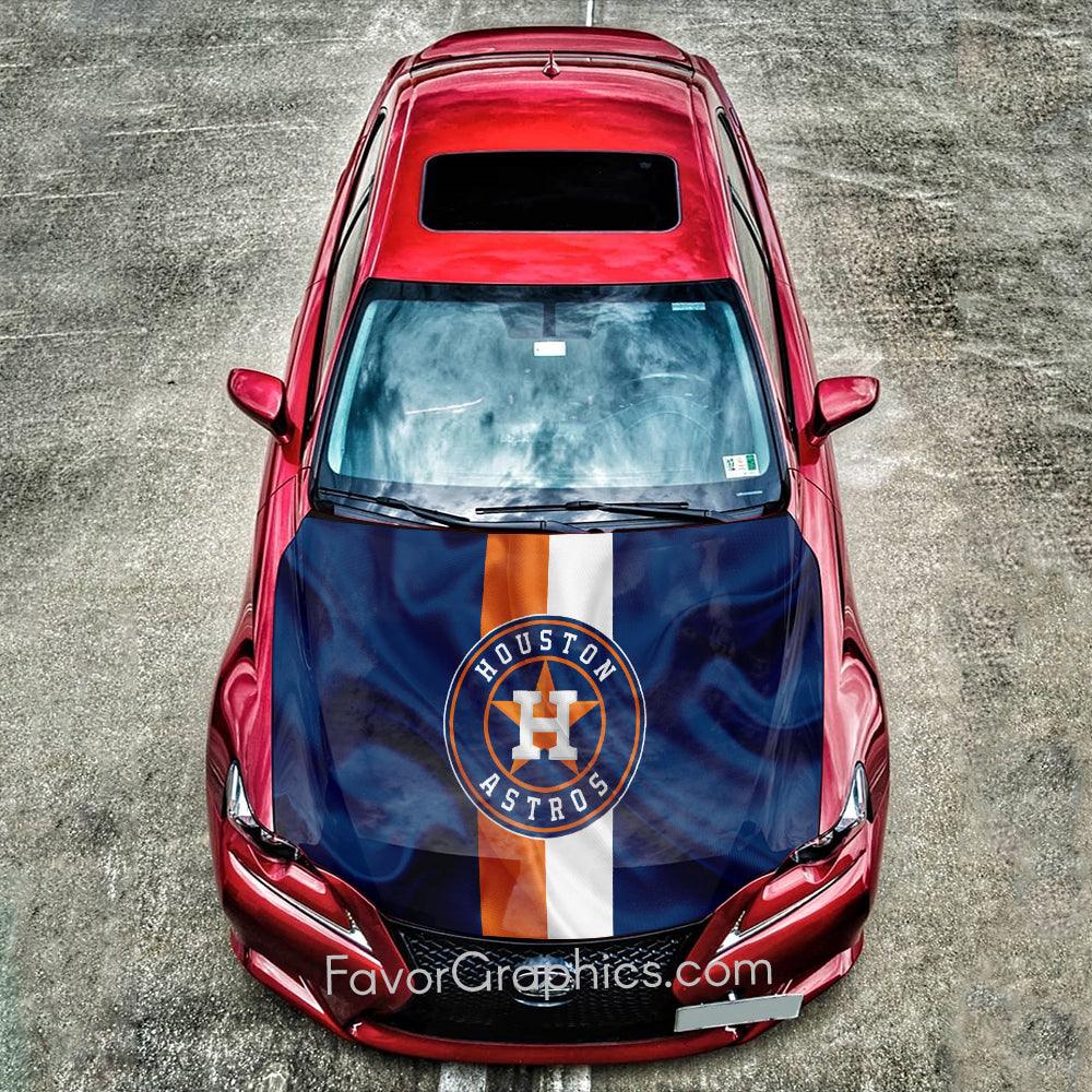 Houston Astros Itasha Car Vinyl Hood Wrap Decal Sticker