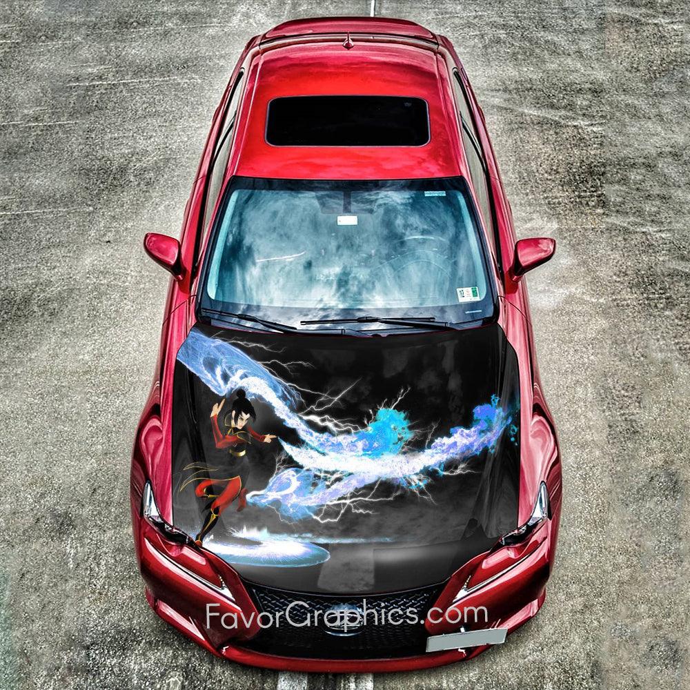 Princess Azula Avatar Itasha Car Vinyl Hood Wrap Decal Sticker