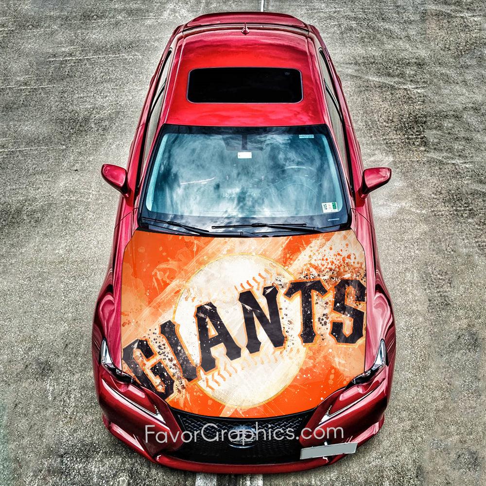 San Francisco Giants Itasha Car Vinyl Hood Wrap Decal Sticker