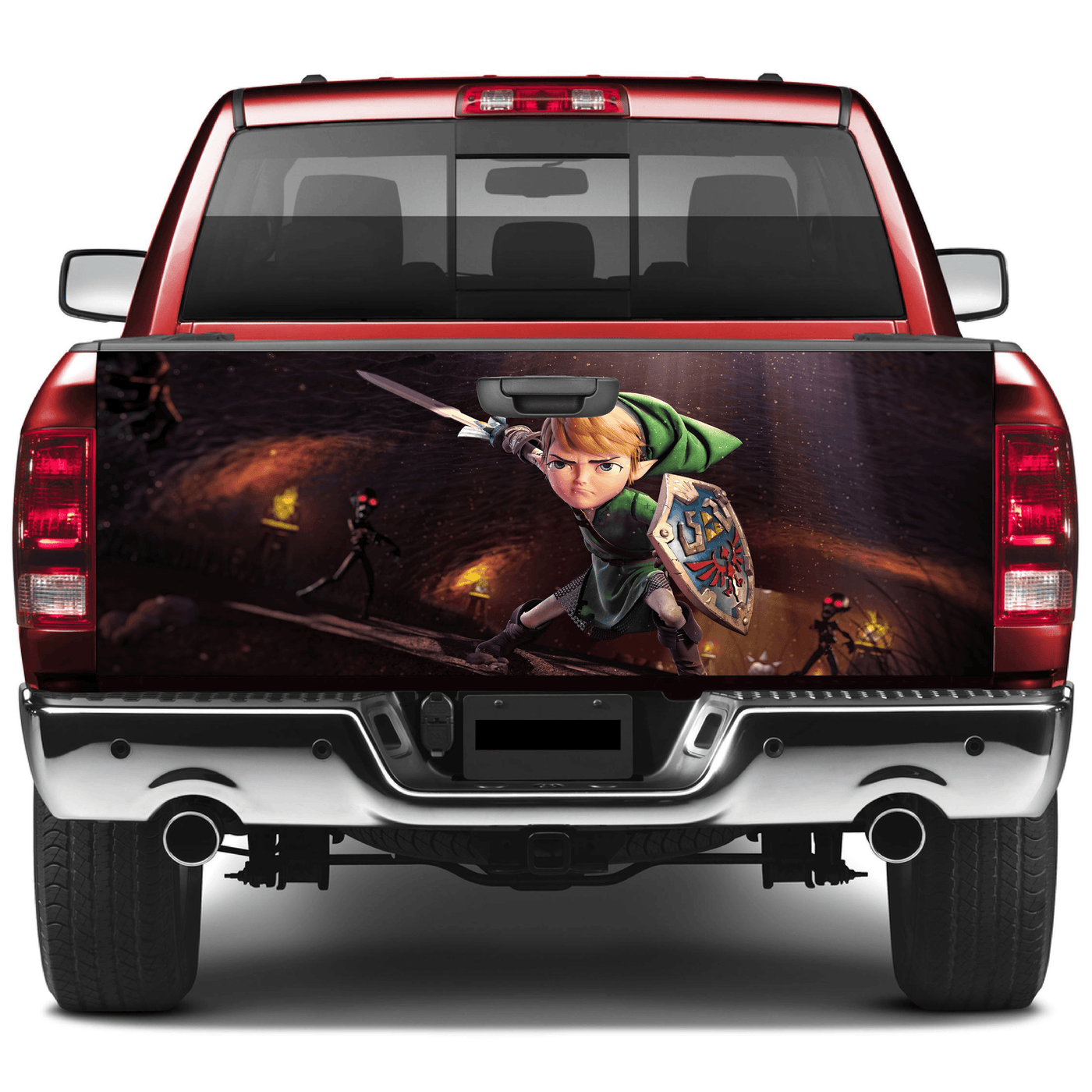 Link The Legend of Zelda Tailgate Wraps For Trucks SUV Vinyl Wrap