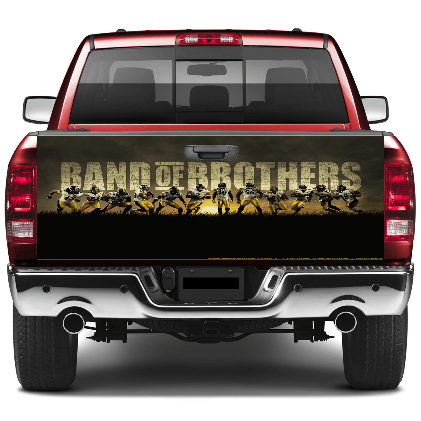 Pittsburgh Steelers Tailgate Wraps For Trucks SUV Vinyl Decals Sticker