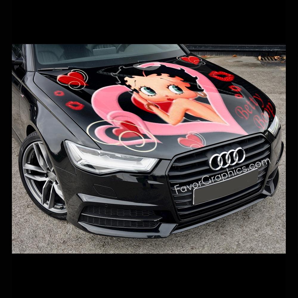 Betty Boop Itasha Car Vinyl Hood Wrap Decal Sticker (Copy)