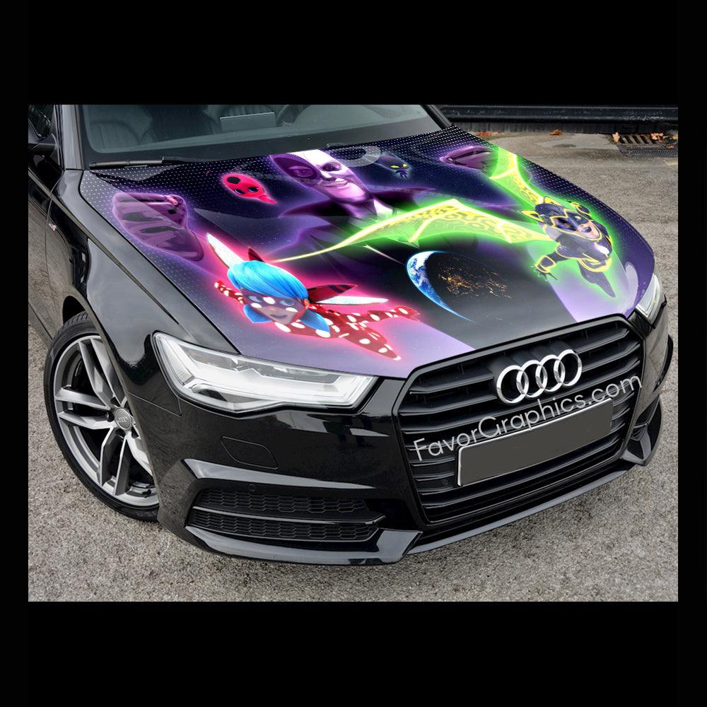 Hawk Moth Itasha Car Vinyl Hood Wrap Decal Sticker