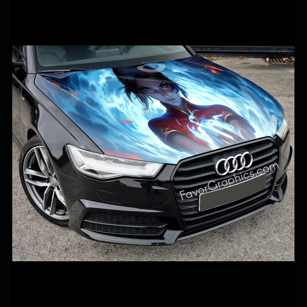 Princess Azula Avatar Itasha Car Vinyl Hood Wrap Decal Sticker