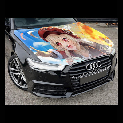 Klee Genshin Impact Itasha Car Vinyl Hood Wrap Decal Sticker