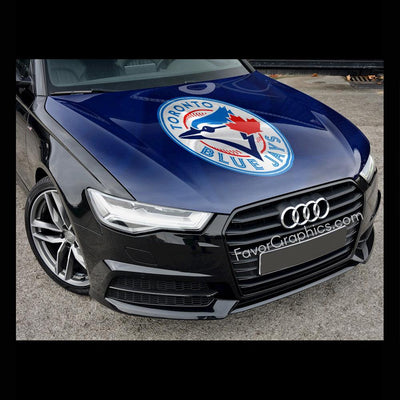 Toronto Blue Jays Itasha Car Vinyl Hood Wrap Decal Sticker