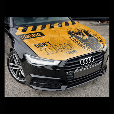 Don't Tread On Me Itasha Car Vinyl Hood Wrap