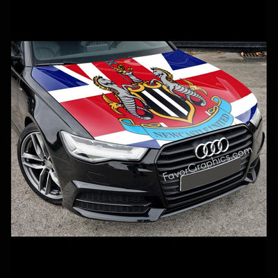 Newcastle United Itasha Car Vinyl Hood Wrap Decal Sticker