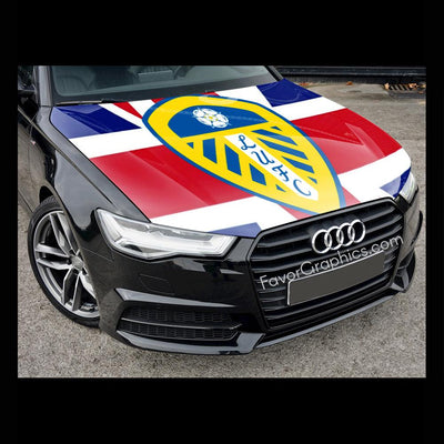 Leeds United Itasha Car Vinyl Hood Wrap Decal Sticker