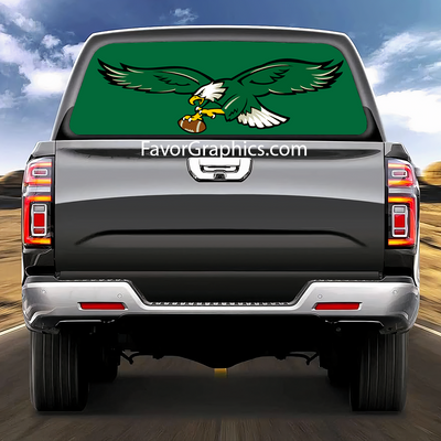 Philadelphia Eagles Rear Window Perforated Graphic Vinyl Decal Car Truck UTV