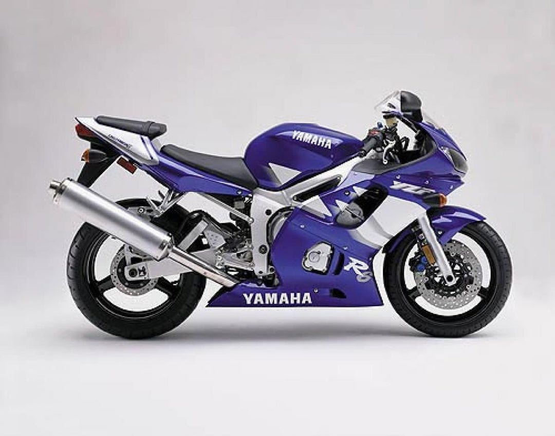 Yamaha YZF-R6 2002 complete decals stickers set top kit replacement replica restoration graphics reproduction aufkleber adhesivos RJ03 5EB logo