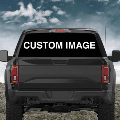 Custom Rear Window Vinyl Wrap For Trucks SUV Decals Sticker