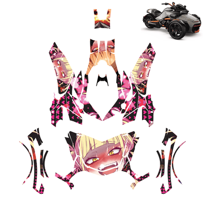 Himiko Toga Vinyl Wrap Decal Sticker for Can Am Spyder F3 2015-2022