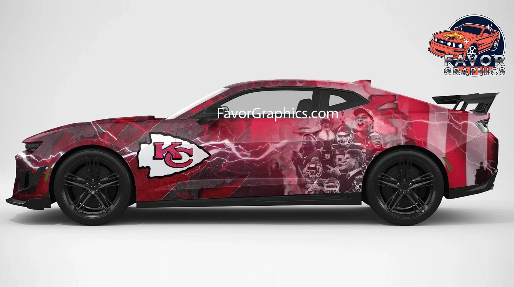 Kansas City Chiefs Itasha Full Car Vinyl Wrap Decal Sticker – Favor ...