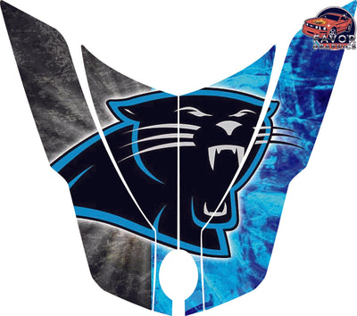 Carolina Panthers Hood Vinyl Wrap Decal Sticker For Can-am Spyder RT 2010-2019