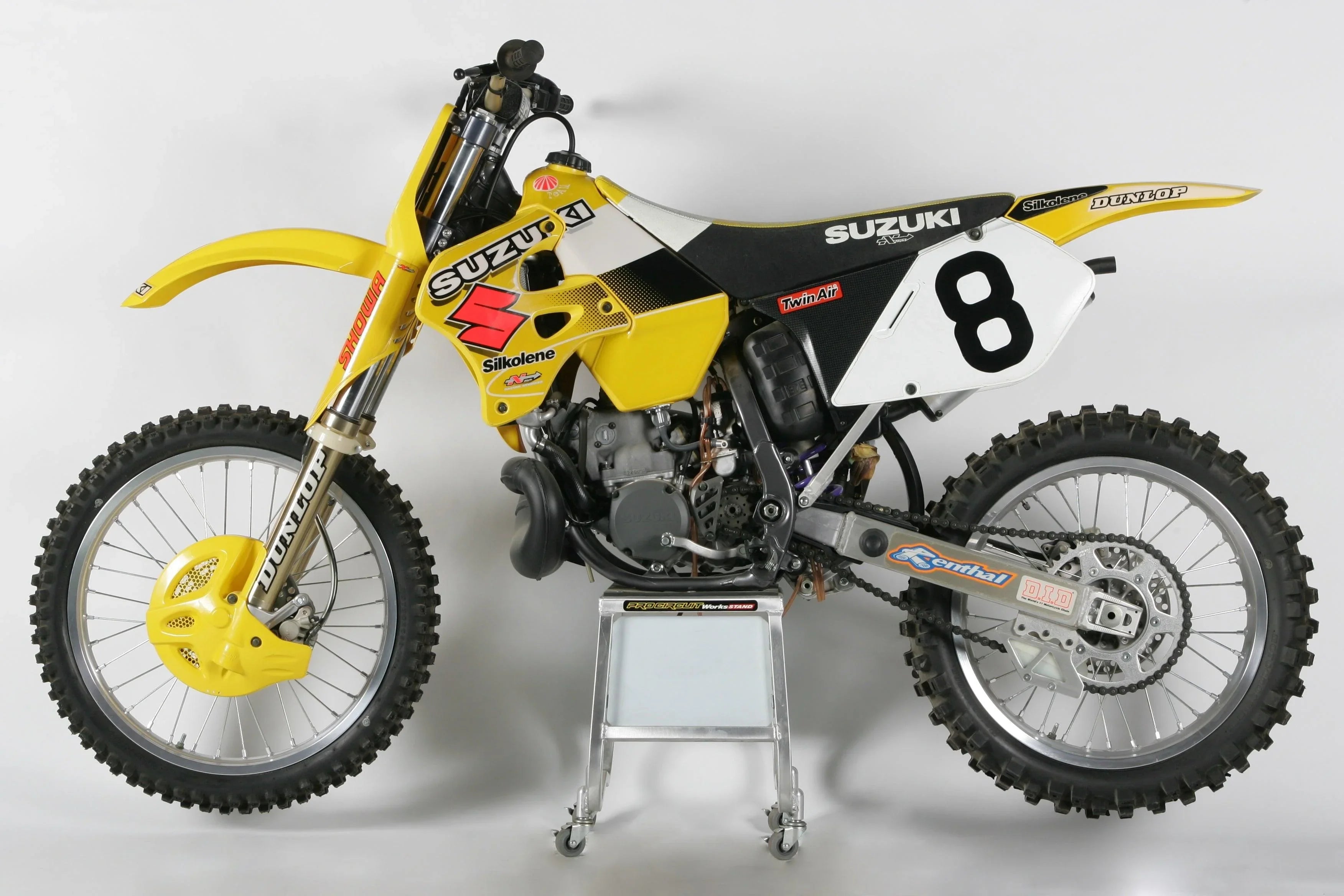 98 Rm 125 Personalized Graphics Kit Decal Wrap For Suzuki RM 125-250 96-98 ...