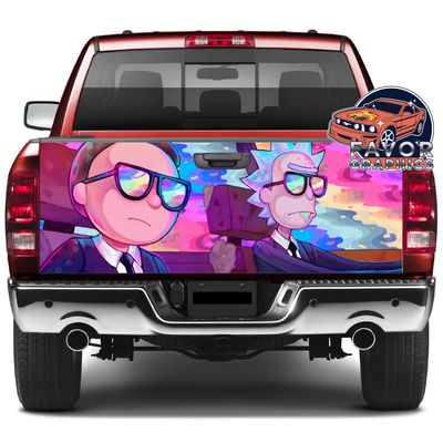 Rick and Morty Tailgate Wraps For Trucks SUV Vinyl Wrap