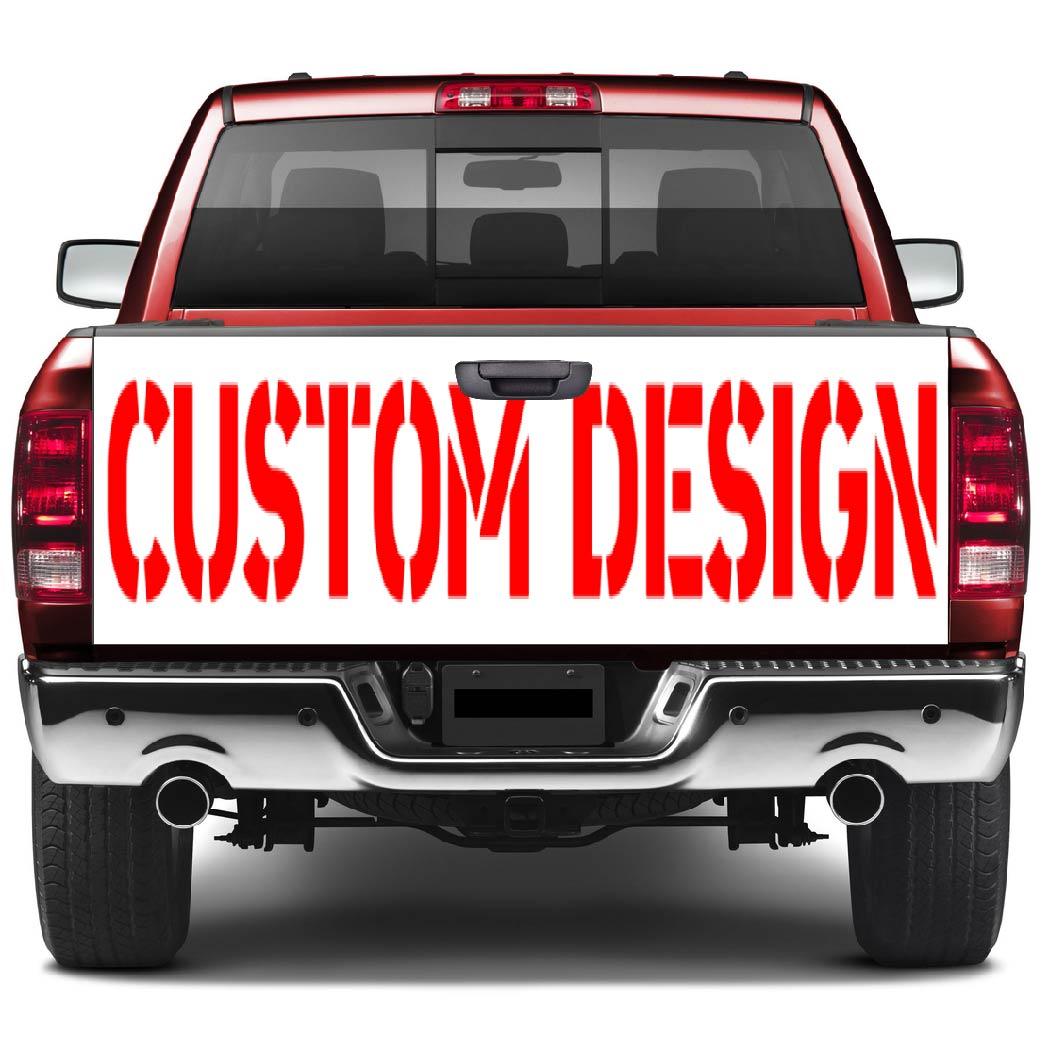 Custom Tailgate Wraps For Trucks Wrap Vinyl Car Decals SUV Car Sticker ...