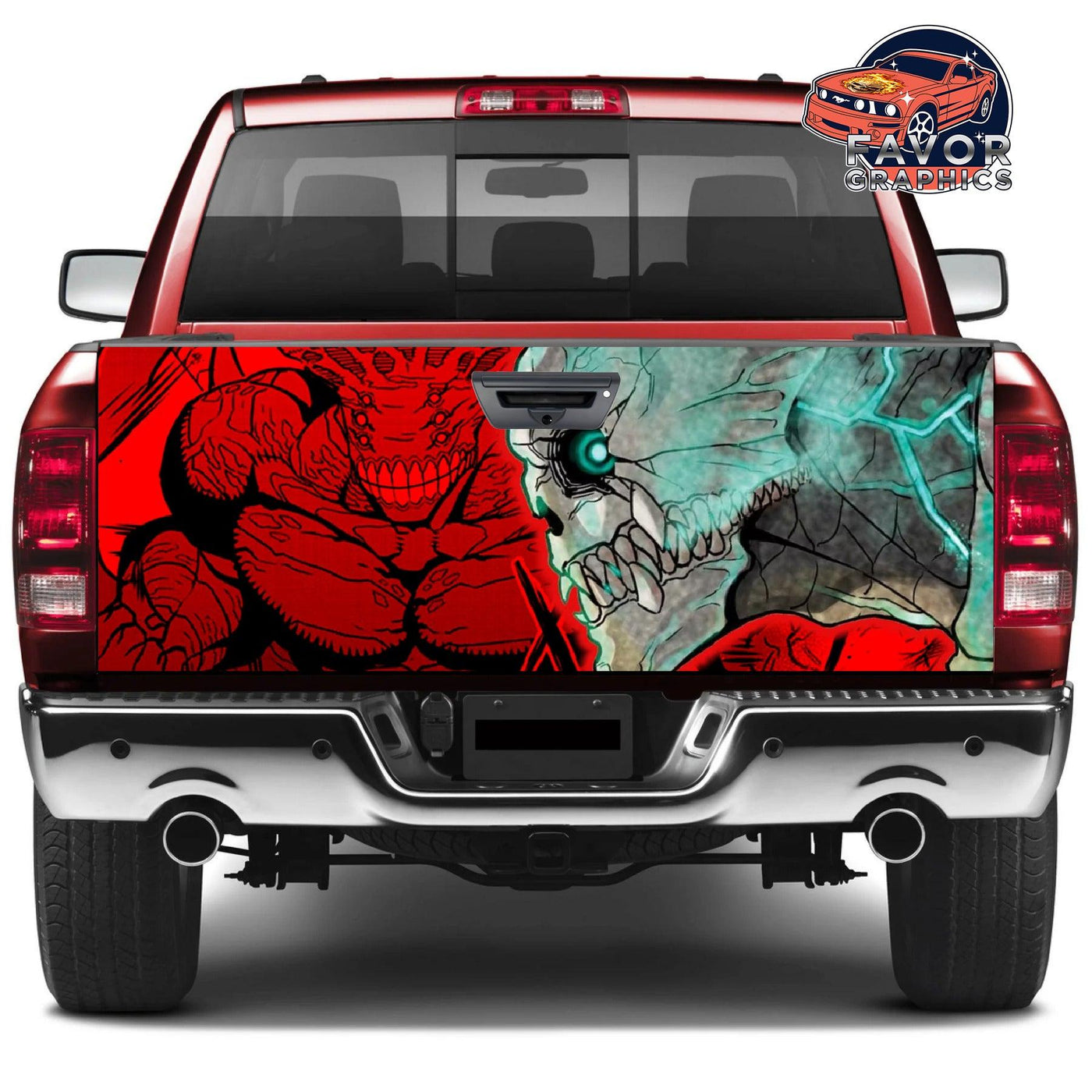 Kaiju No.8 Tailgate Wraps For Trucks SUV Vinyl Wrap