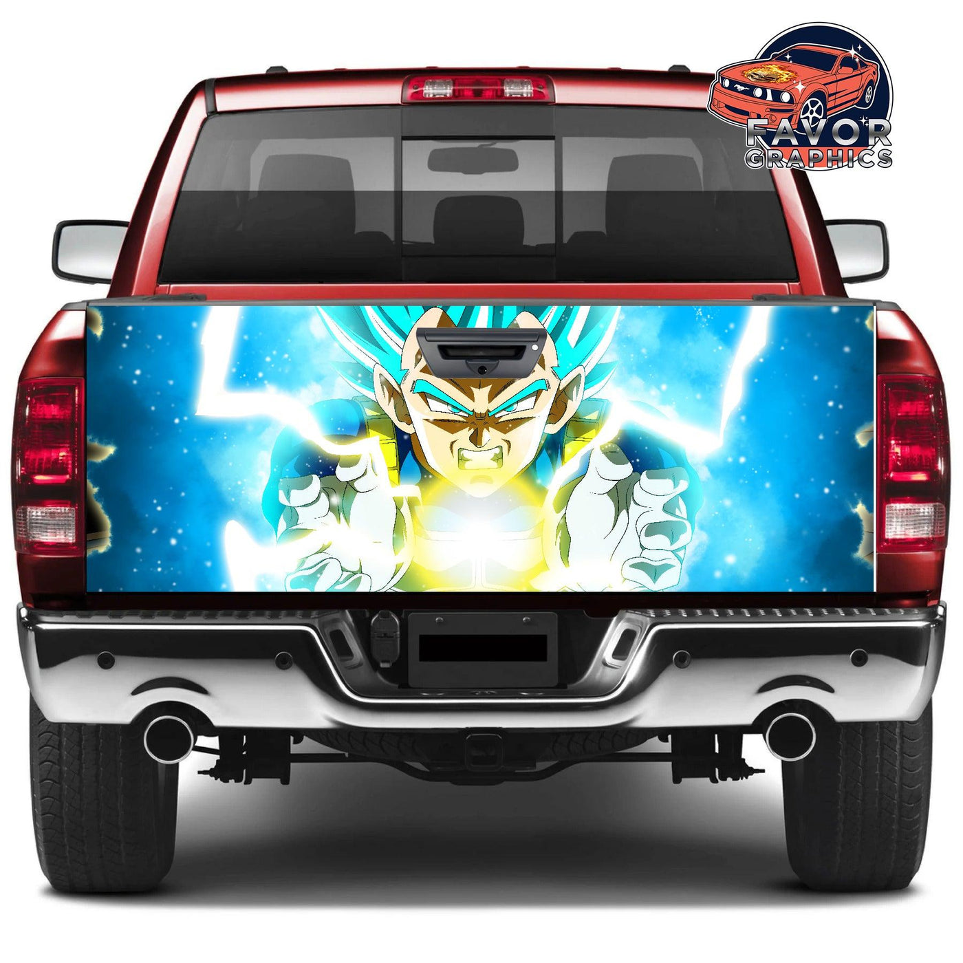 Vegeta Tailgate Wraps For Trucks SUV Vinyl Wrap